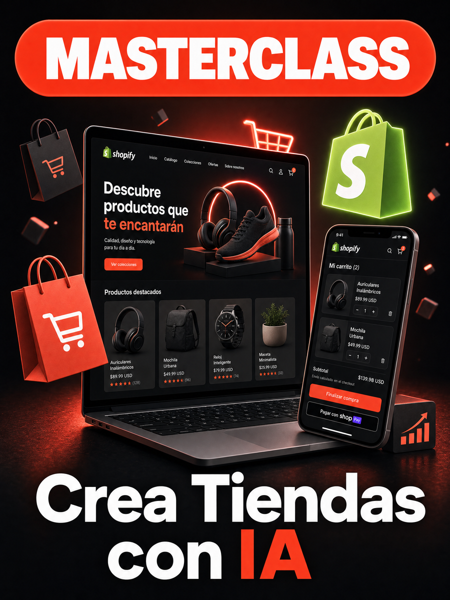 Crea Tiendas con IA — Curso (Academia)